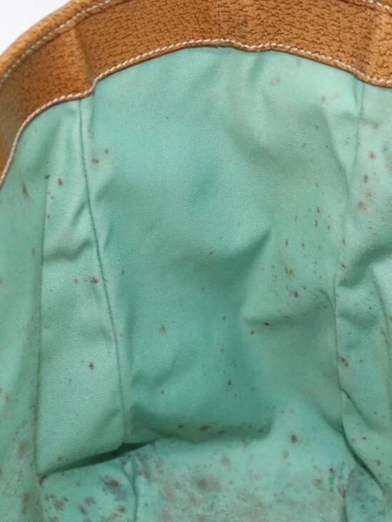 GUCCI GG Canvas Tote Bag Turquoise Blue 113017 Auth 115077 - Picture 12 of 16